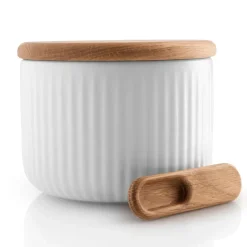 Salt & Pepper Grinders|Salt & Pepper Shakers^Eva Solo Eva Trio Legio Nova salt bowl with spoon, White
