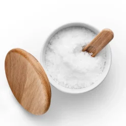 Salt & Pepper Grinders|Salt & Pepper Shakers^Eva Solo Eva Trio Legio Nova salt bowl with spoon, White