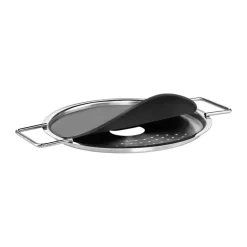 Best Eva Solo Eva Trio lid recycled stainless steel, Ø16 cm Silver-colouredBlack