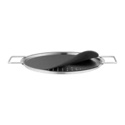 Eva Solo Eva Trio lid recycled stainless steel, Ø24 cm Silver-colouredBlack