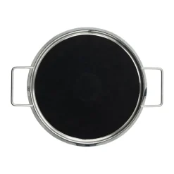 Eva Solo Eva Trio lid recycled stainless steel, Ø24 cm Silver-colouredBlack
