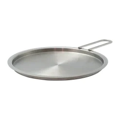 New Eva Solo Eva Trio plate cover recycled stainless steel, Ø20 cm Silver-coloured