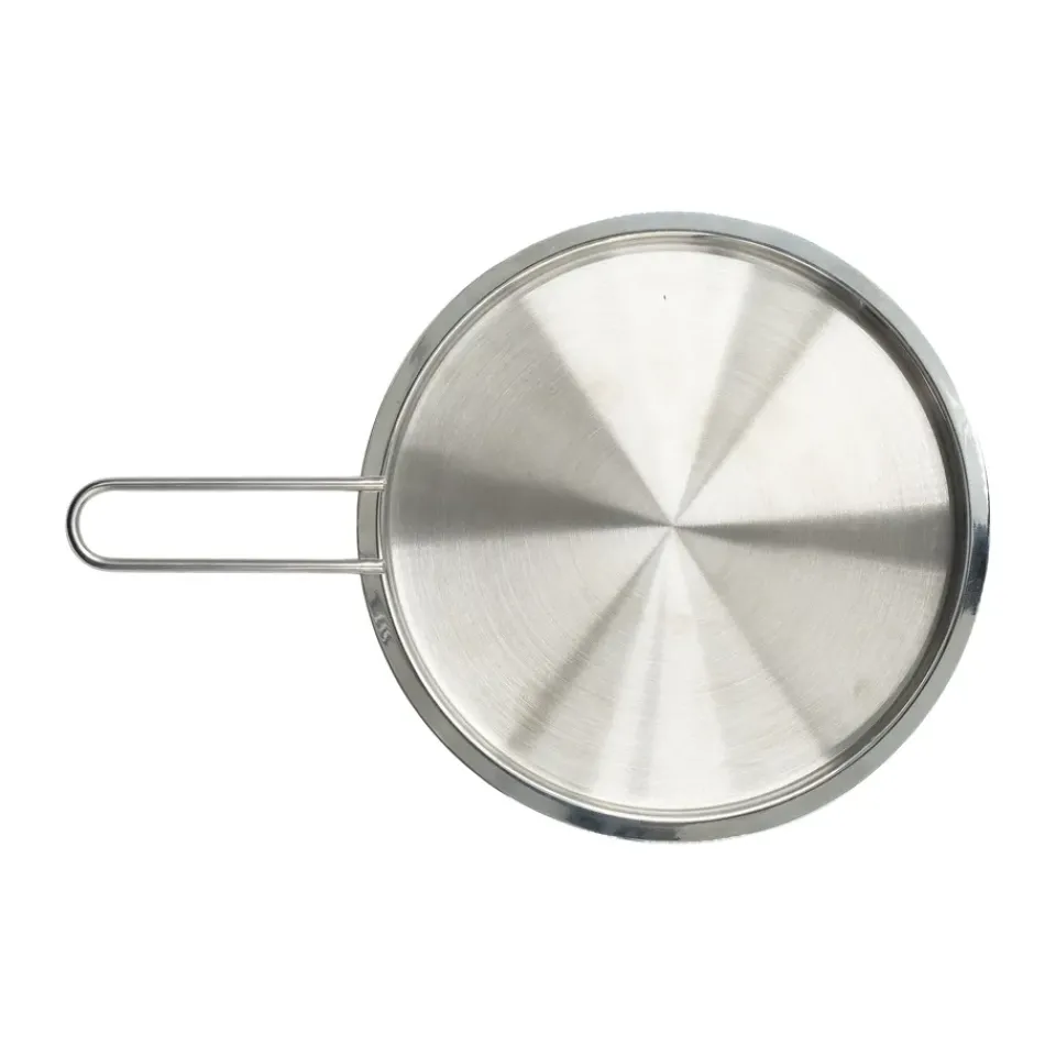 New Eva Solo Eva Trio plate cover recycled stainless steel, Ø20 cm Silver-coloured