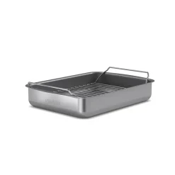 Online Eva Solo Eva Trio Professional long pan with griddle iron, 22x30 cm Grey