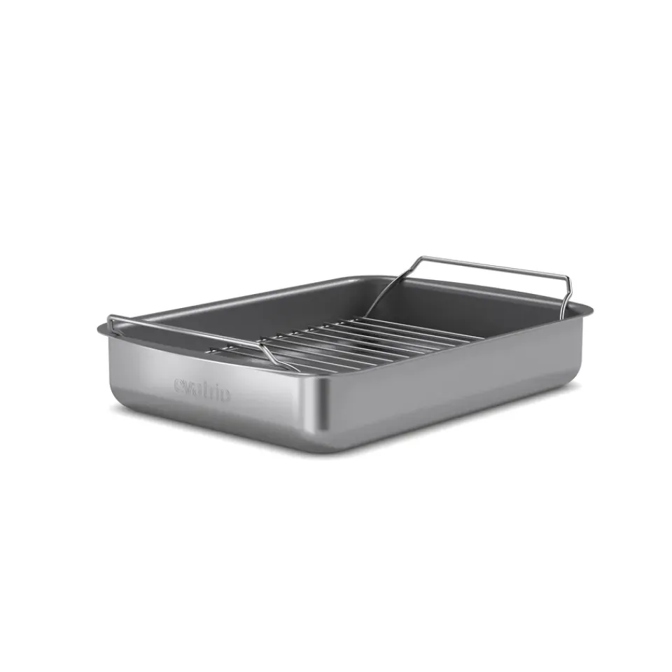 Online Eva Solo Eva Trio Professional long pan with griddle iron, 22x30 cm Grey
