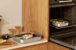 Online Eva Solo Eva Trio Professional long pan with griddle iron, 22x30 cm Grey