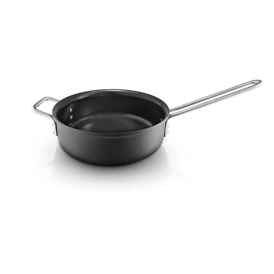 Saucier & Sauté Pans^Eva Solo Eva Trio Professional sauté pan Slip-Let 24 cm, Black