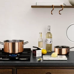 Saucepans^Eva Solo Eva Trio saucepan copper, 1.5 l Gold-colouredSilver-coloured