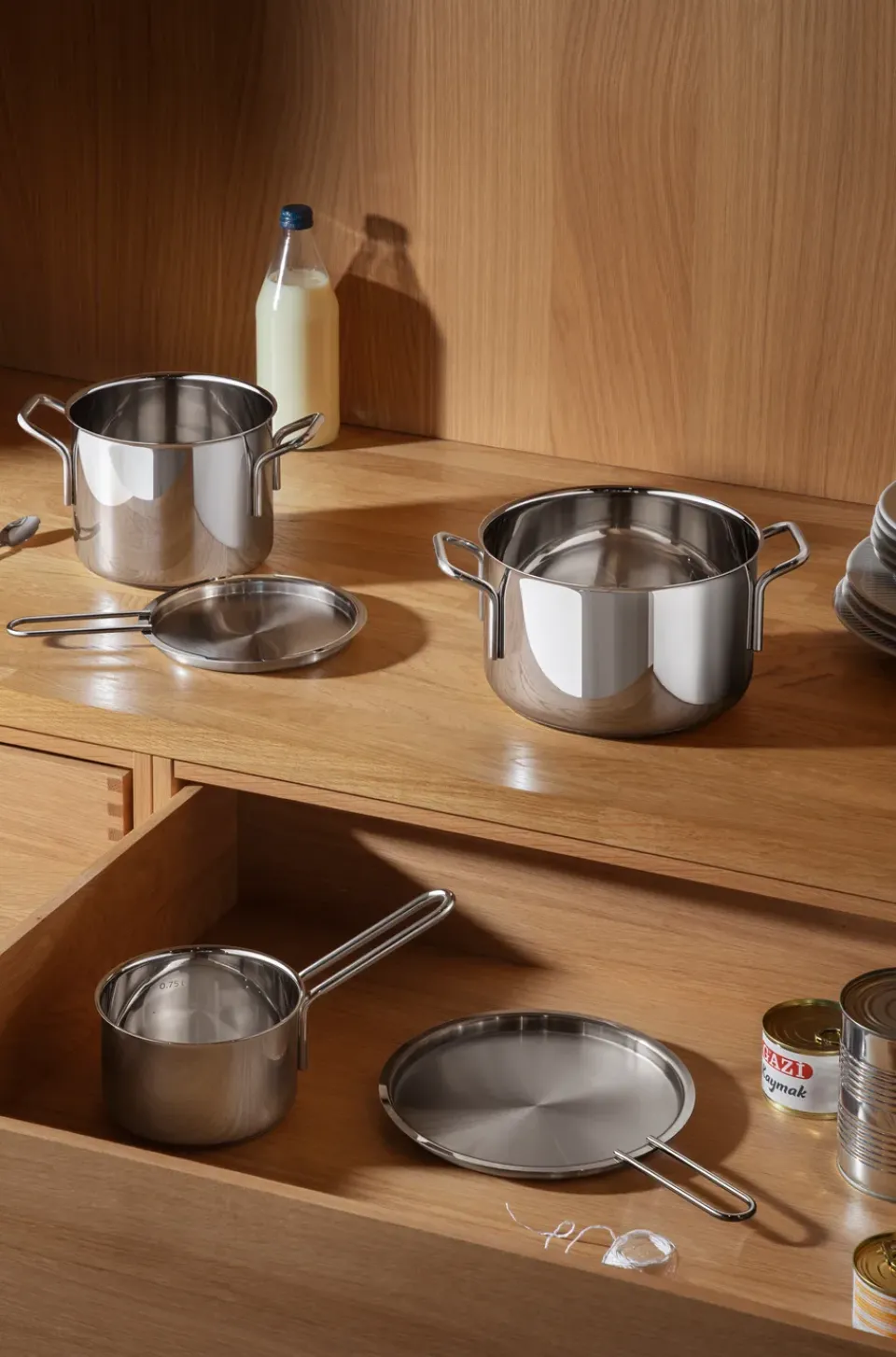 Eva Solo Eva Trio Stainless Steel saucepan, 1.1 L Silver-coloured