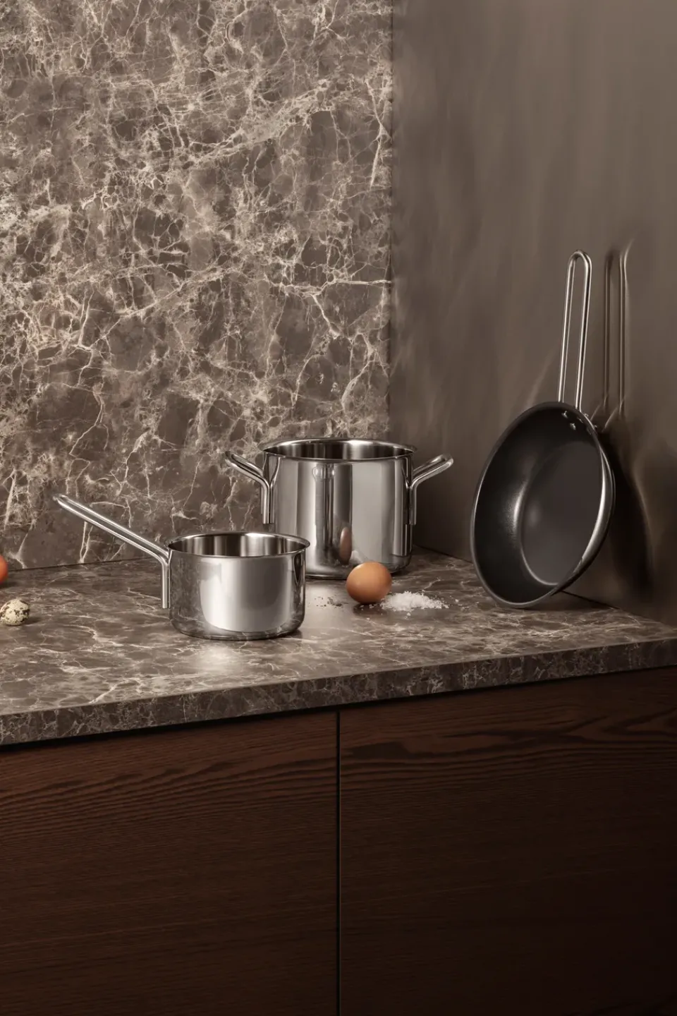 Eva Solo Eva Trio Stainless Steel saucepan, 1.1 L Silver-coloured
