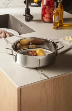 Eva Solo Eva Trio Stainless Steel sauté pan 2 handles, Ø28 cm Silver-coloured