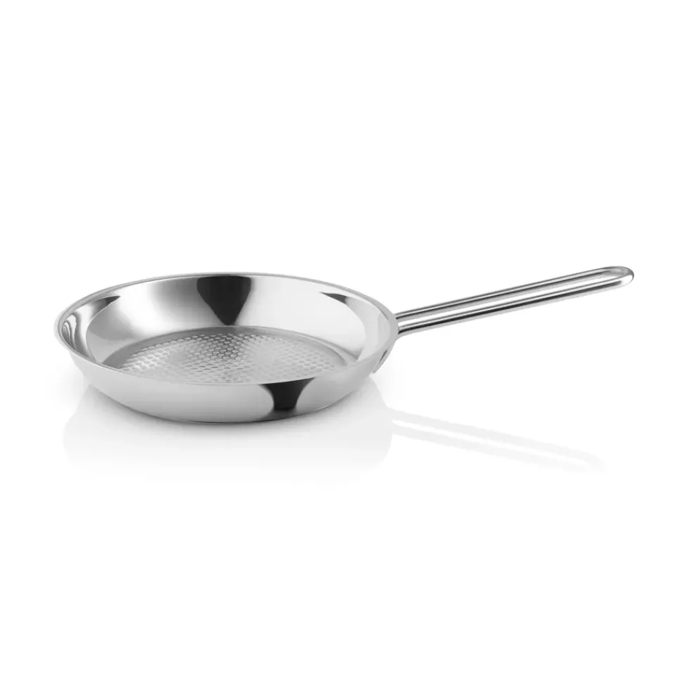 Sale Eva Solo Eva Trio Stainless Steel Honeycomb frying pan, 24 cm Silver-coloured