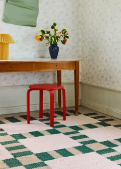 Sale Layered Evelina Kroon jute rug 180x270 cm, Korean chives GreenBeigePink