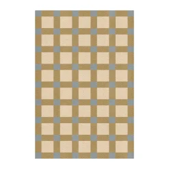 Jute & Natural Fibre Rugs^Layered Evelina Kroon jute rug 250x350 cm, Dusk Blue