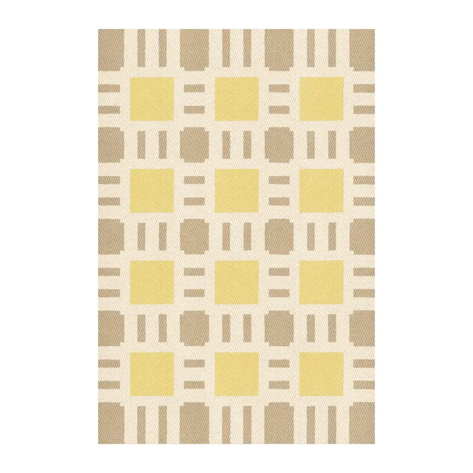 Best Layered Evelina Kroon jute rug 250x350 cm, Sunny side up YellowBeige