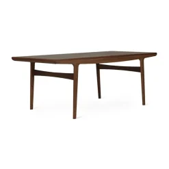 Dining Tables^Warm Nordic Evermore dining table incl. 2 extension leaves of 45 cm each, Oiled walnut, 190 cm Brown