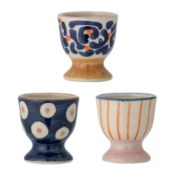 Hot Bloomingville Eviaya egg cup 3 pieces, -multi Blue
