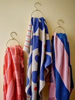 Clearance Bloomingville Eviaya throw 130x160 cm, Blue