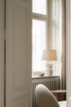 Online Watt & Veke Evy lamp base 37 cm, -ivory White
