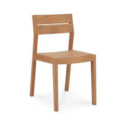 Best Ethnicraft Ex 1 outdoor chair, Teak Brown