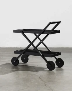 Serving Trolleys^Design House Stockholm Exit serving trolley, Black
