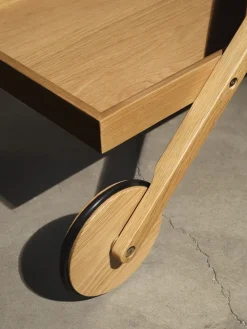 Discount Design House Stockholm Exit serving trolley, Oak Brown