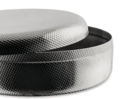 Storage Jars^Alessi Extra ordinary texture storage jar, Ø23 cm Silver-coloured