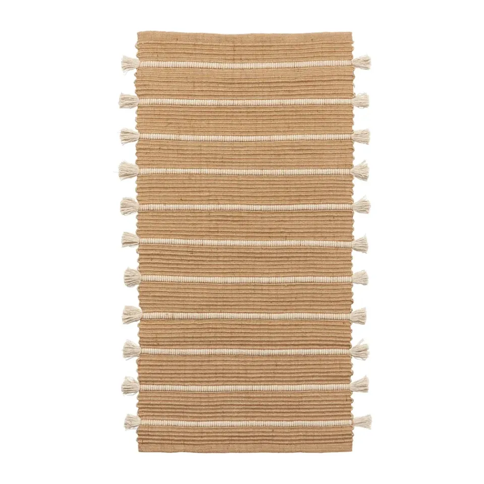 Jute & Natural Fibre Rugs^Broste Copenhagen Ezra rug 70x140 cm, Natural off-white BeigeWhite