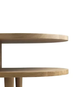 Best FDB Møbler F24 Radius bench, Oak nature lacquered 45x145 cm Brown