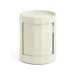 Side Tables^HAY Facet Cabinet 100 side table, Eggshell White