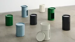 Side Tables^HAY Facet Cabinet 100 side table, Eggshell White
