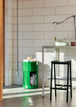 Hot HAY Facet Cabinet 101 side table, Spinach Green