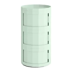 Display & Glass Cabinets|Display & Glass Cabinets^HAY Facet Cabinet 30 side table, Soft mint Green