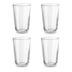 Drinking Glasses & Tumblers^Eva Solo Facet drinking glass 43 cl 4-pack, Clear Transparent