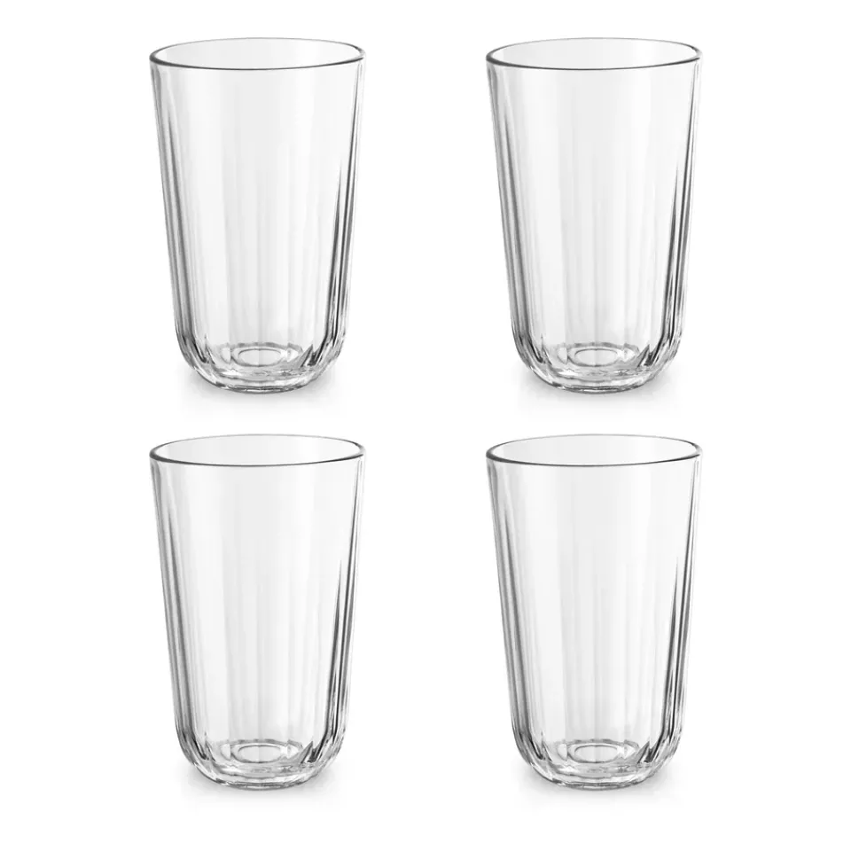 Drinking Glasses & Tumblers^Eva Solo Facet drinking glass 43 cl 4-pack, Clear Transparent