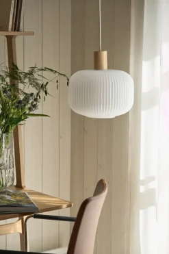 Sale Scandi Living Fair ceiling lamp Ø30 cm, Frosted glass-ash BeigeWhite