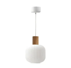 Ceiling Lights|Pendant Lamps^Scandi Living Fair pendant lamp Ø20cm, Frosted glass-ash WhiteBeige