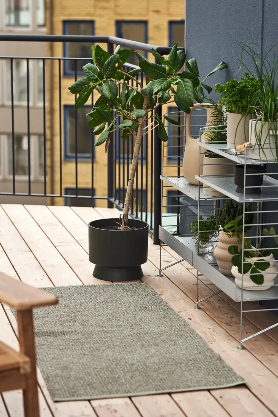 Rug Runners|Rugs For Outdoors^Scandi Living Fallow rug dusty , 70x250cm Green
