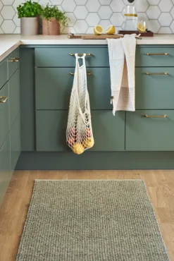 Rug Runners|Rugs For Outdoors^Scandi Living Fallow rug dusty , 70x250cm Green
