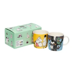 Moomin Mugs^Moomin Arabia Family Cozy & Friends Forever Moomin Mug 2 pieces, 30 cl Multi