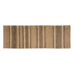 Jute & Natural Fibre Rugs^Dixie Fanny striped juterug, Natural. 80x250 cm Beige