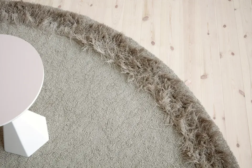 Round Rugs^Kasthall Feather rug round Ø200 cm, Heron Beige