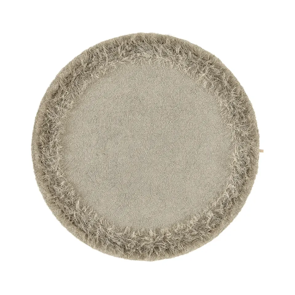 Hot Kasthall Feather Rug round, Heron 280 cm Beige