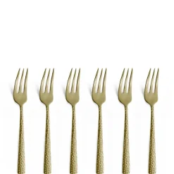 Dessert Cutlery^Amefa Felicity cake forks 6-pack 15.6 cm, Champagne Silver-coloured