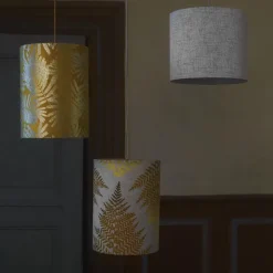 Lampshades^EBB & FLOW Fern leaves lamp shade Ø 30 cm, Yellow