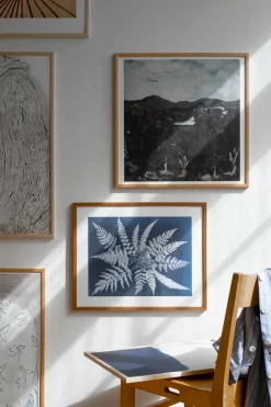 Posters^Fine Little Day Fern star poster, 40x50 cm BlackWhite