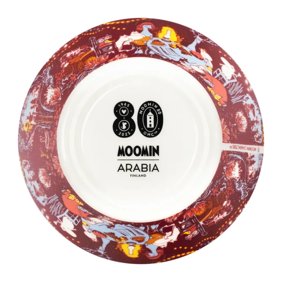 Discount Moomin Arabia Festive Moments Moomin bowl, Ø15 cm Red
