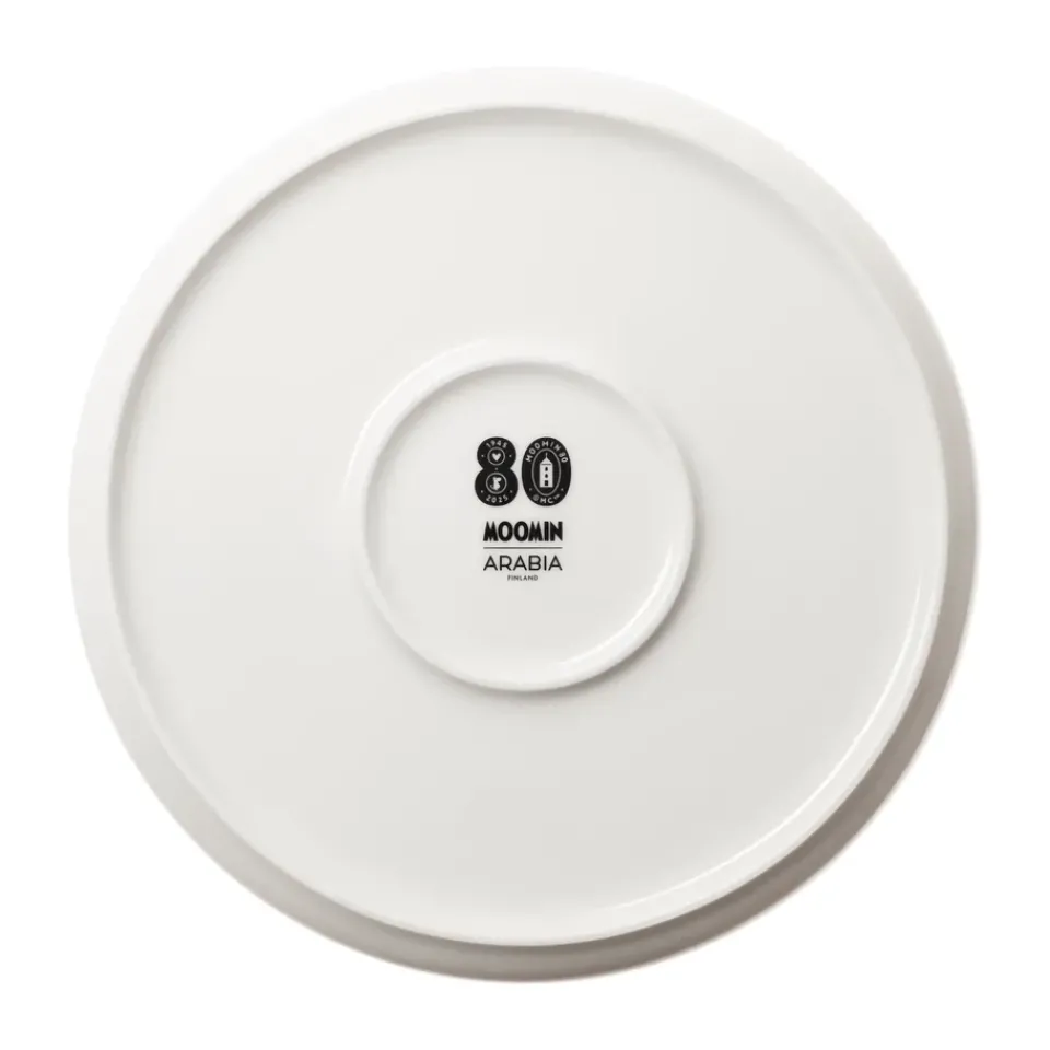 Round Flat Oven & Flan Dishes^Moomin Arabia Festive Moments Moomin pie dish, Ø28 cm Beige