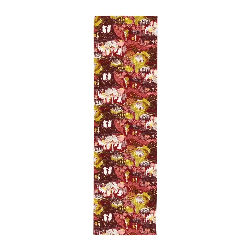 Moomin Arabia Festive Moments Moomin table runner, 40x140 cm Red