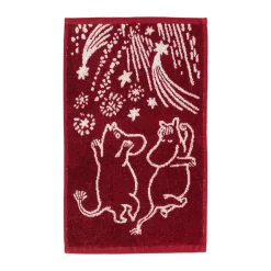 Christmas Hand & Tea Towels^Moomin Arabia Festive Moments Moomin Towel, 30x50 cm Red